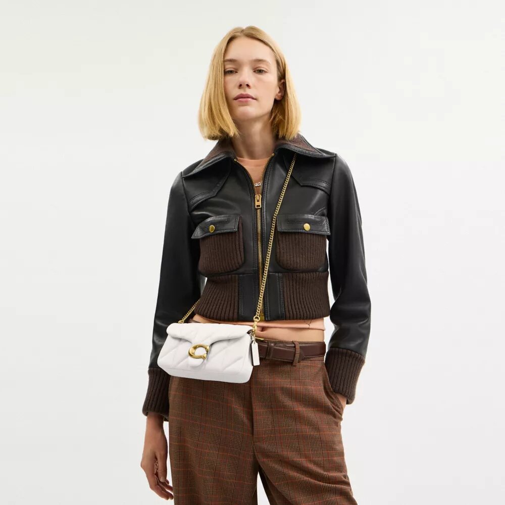 Tabby Chain Crossbody-taske 19 med quiltning