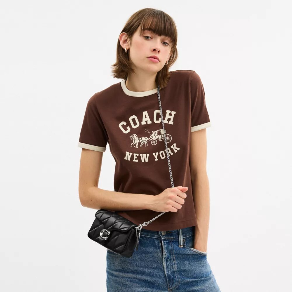Tabby Chain Crossbody-taske 19 med quiltning