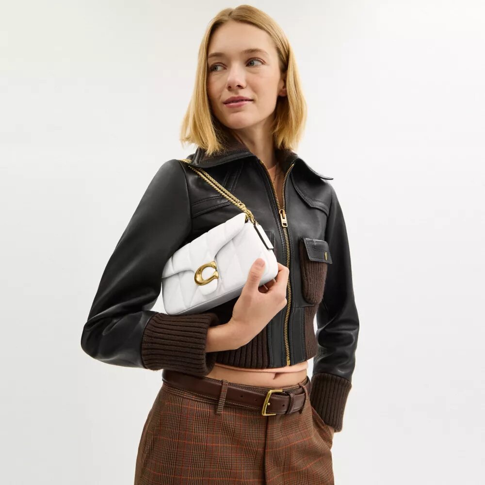 Tabby Chain Crossbody-taske 19 med quiltning