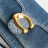 Tabby skuldertaske i 26 i regenerativ bomuldsdenim