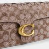 Tabby skuldertasker 26 i Crystal Signature Jacquard
