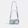 Tabby skuldertasker 26 med genbrugt denim-patchwork