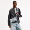 Tabby skuldertasker 26 med genbrugt denim-patchwork