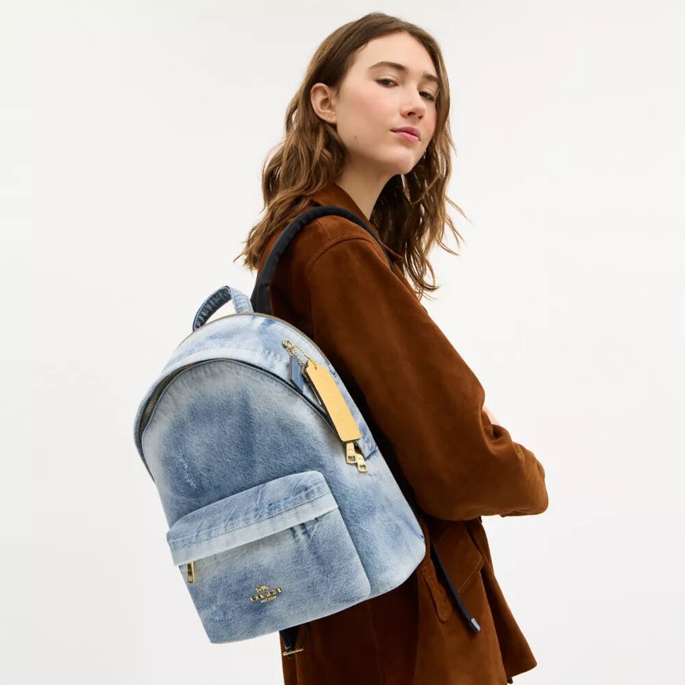 Taylor lille rygsække i Loved Denim