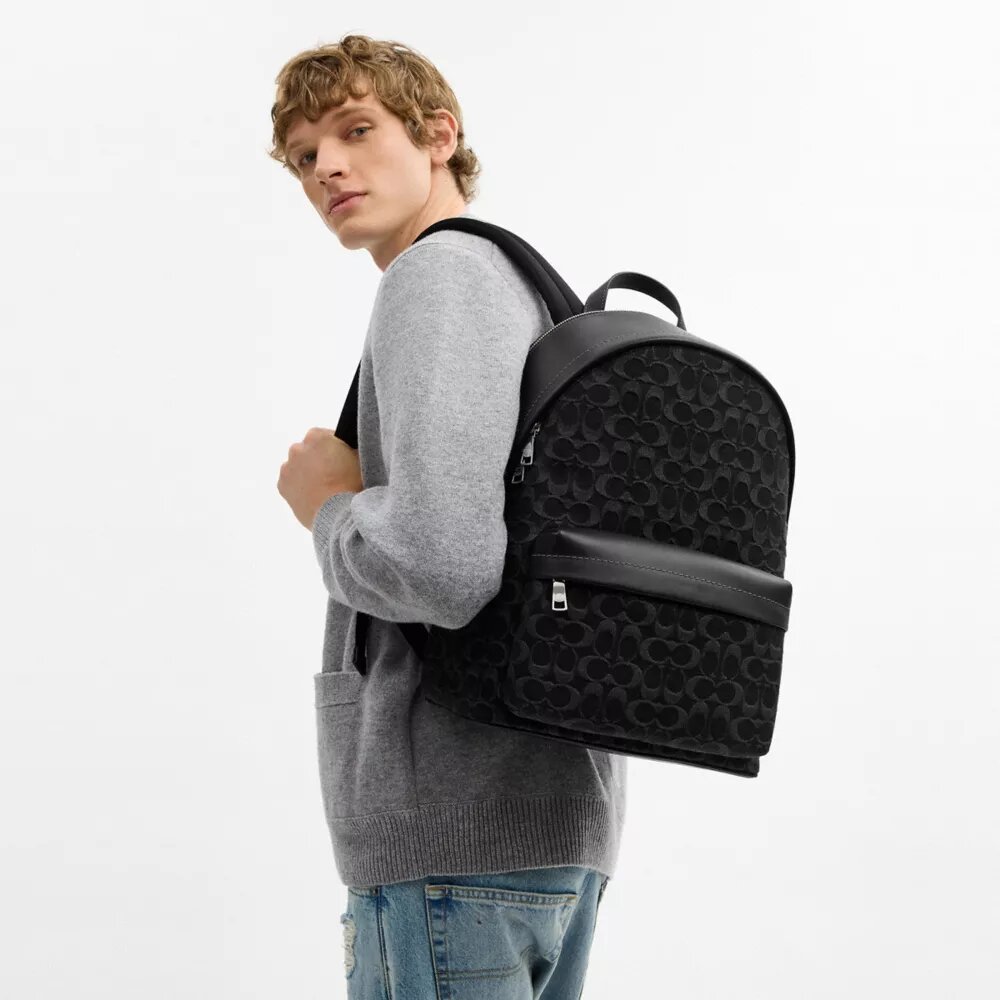 Taylor-rygsække i Signature-denim