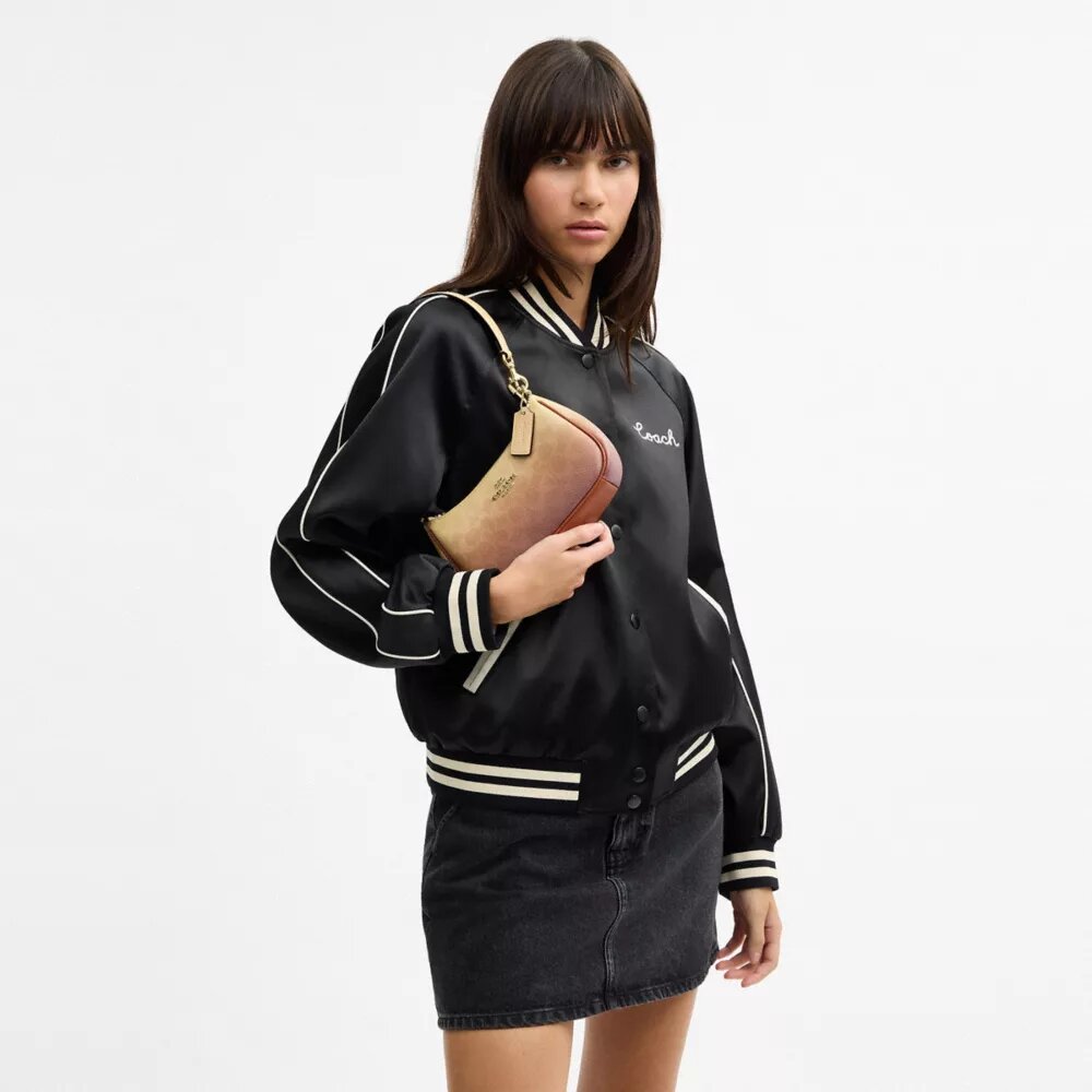 Teri Mini-crossbody-taske i Ombre Signature Canvas