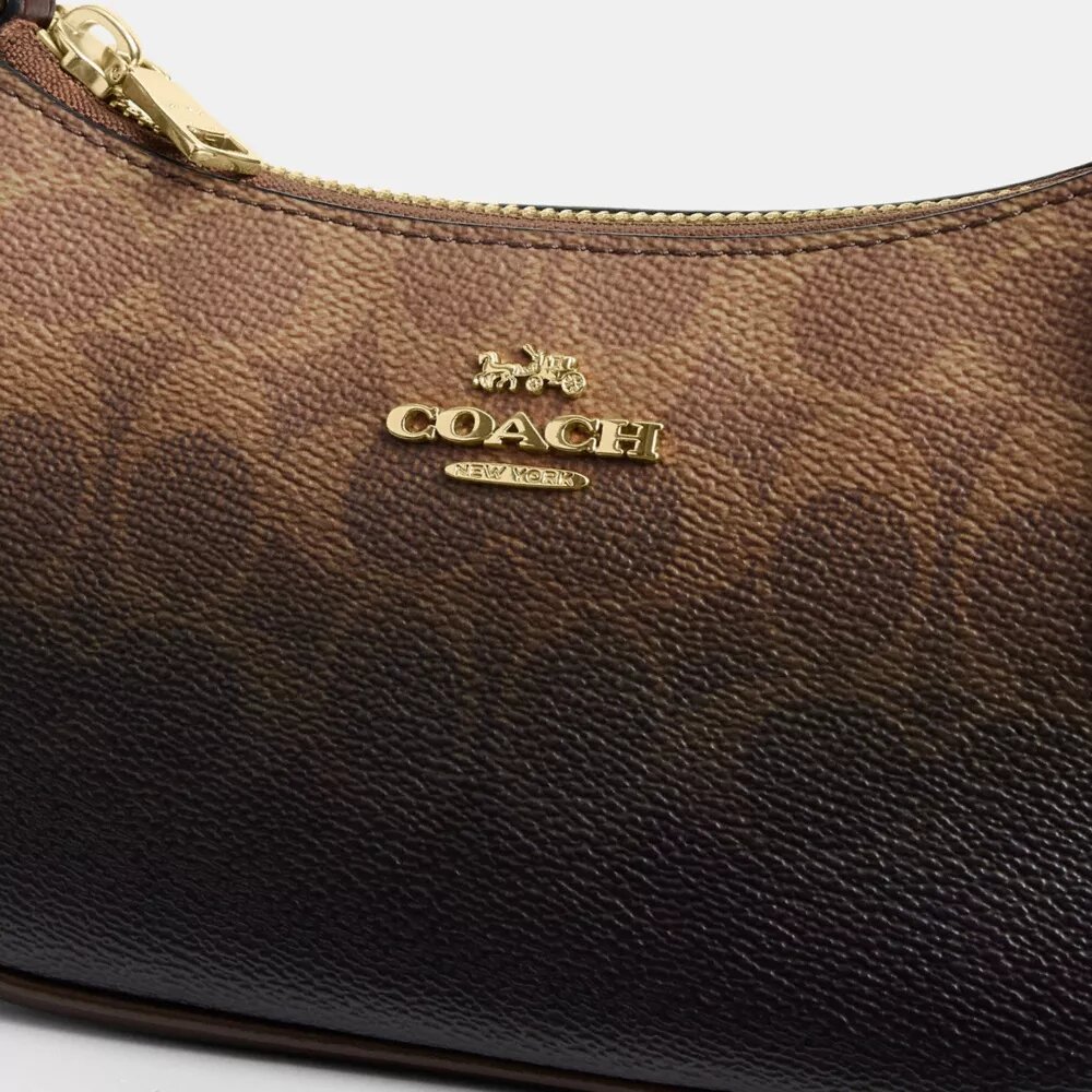 Teri Mini-crossbody-taske i Ombre Signature Canvas