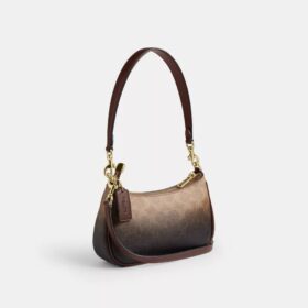 Teri Mini-crossbody-taske i Ombre Signature Canvas