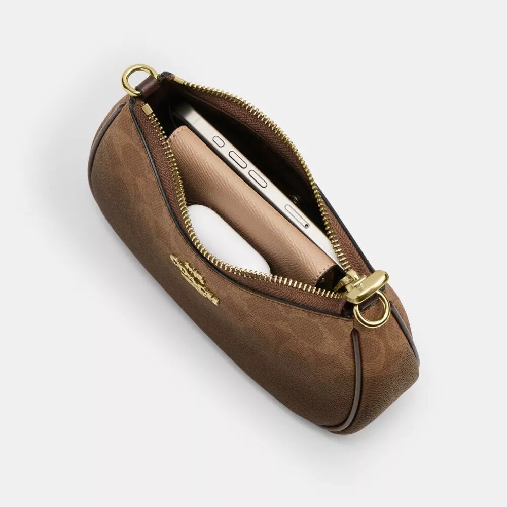 Teri Mini-crossbody-taske i Ombre Signature Canvas