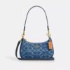 Teri Mini-crossbody-taske i signaturdenim
