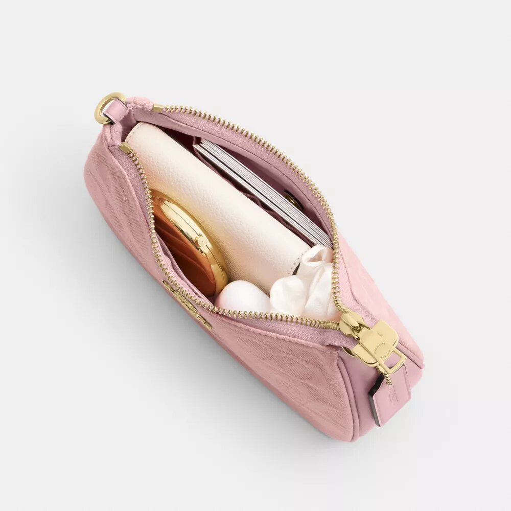 Teri Mini-crossbody-taske i signaturdenim