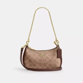 Teri Mini-crossbody-taske i Signature Canvas