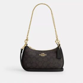 Teri Mini-crossbody-taske i Signature Canvas