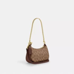 Teri Mini-crossbody-taske i Signature Canvas