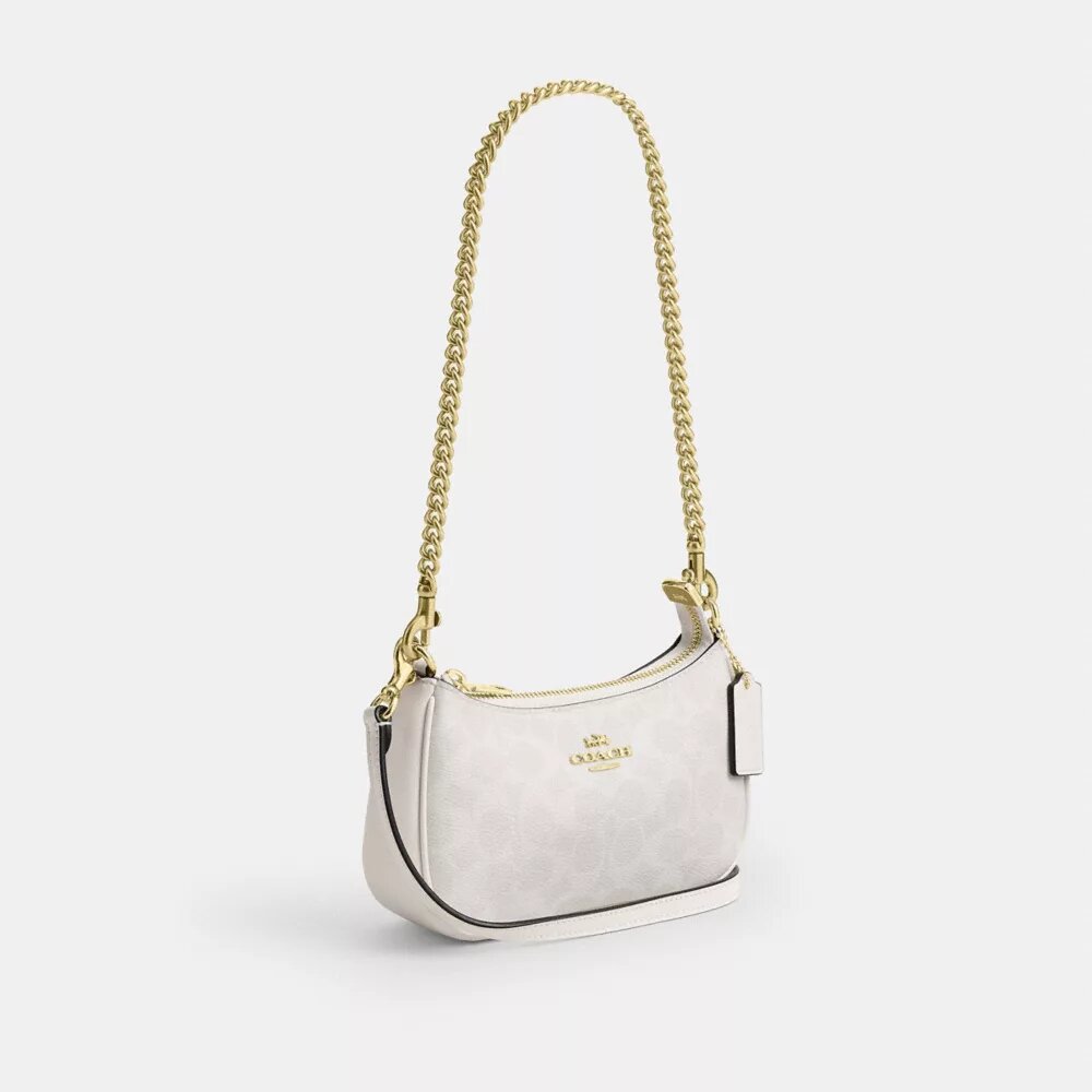 Teri Mini-crossbody-taske i Signature Canvas