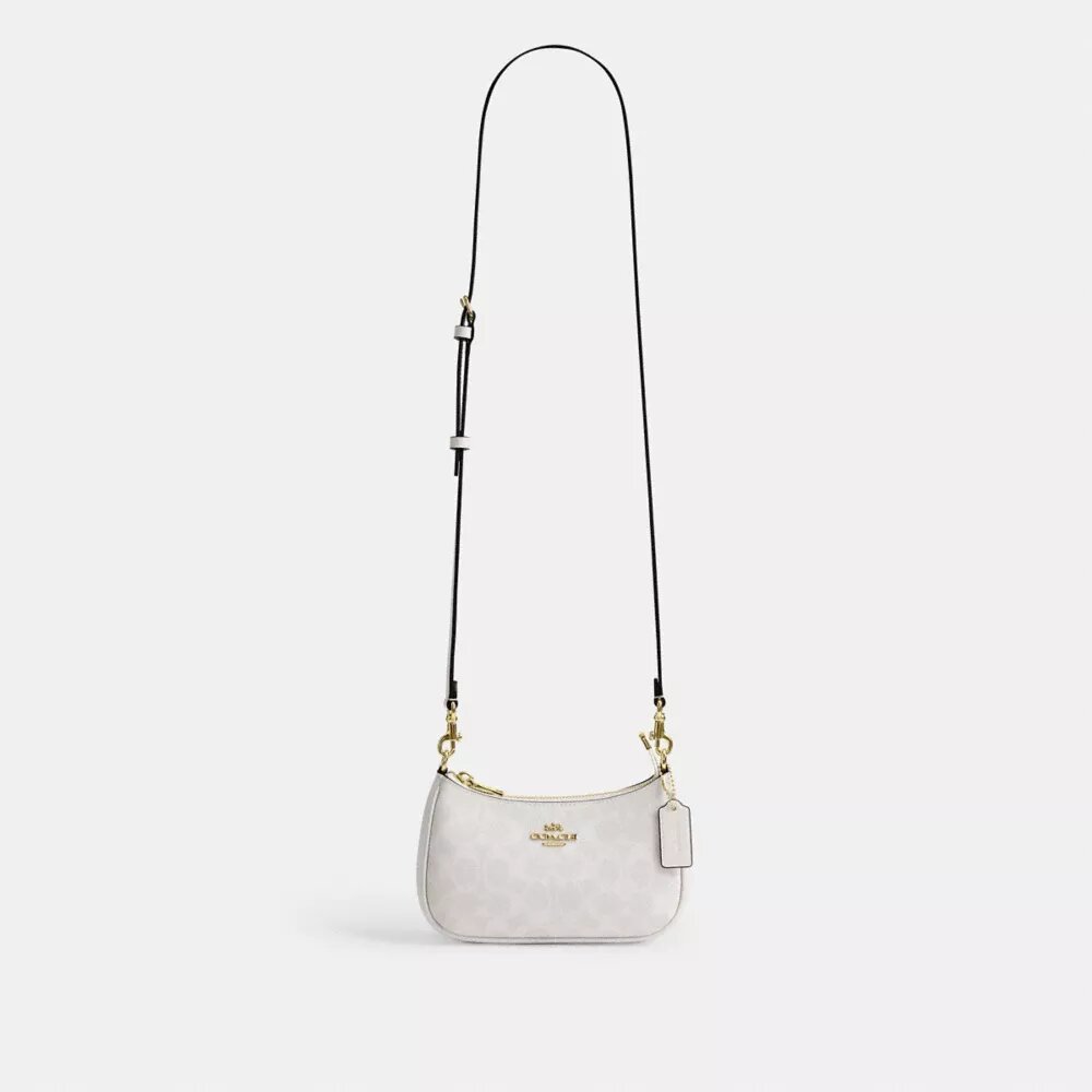 Teri Mini-crossbody-taske i Signature Canvas