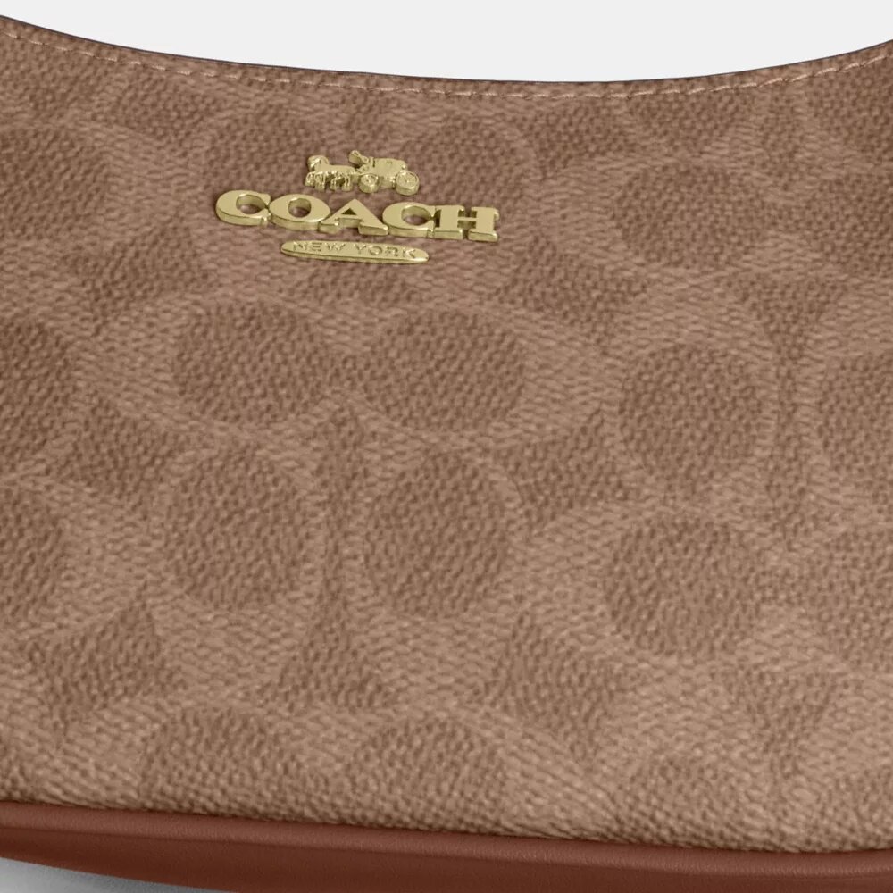 Teri Mini-crossbody-taske i Signature Canvas