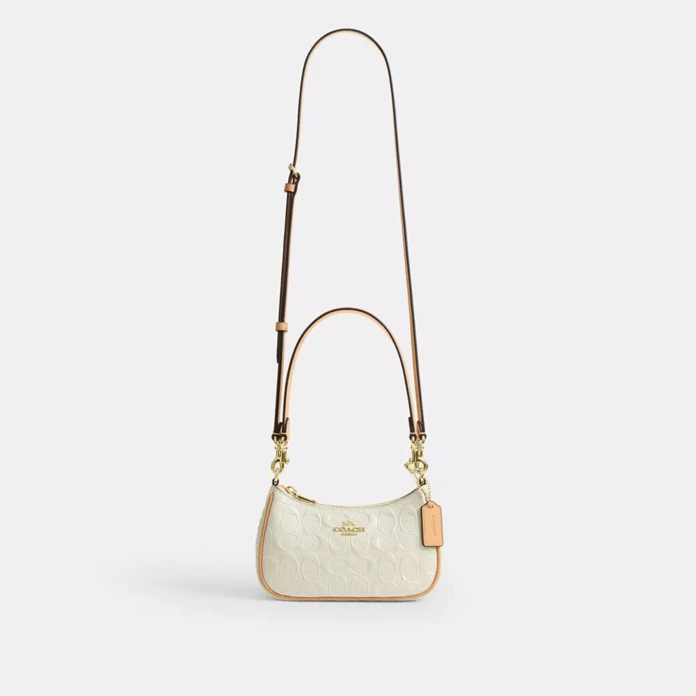 Teri Mini-crossbody-taske i signaturlæder