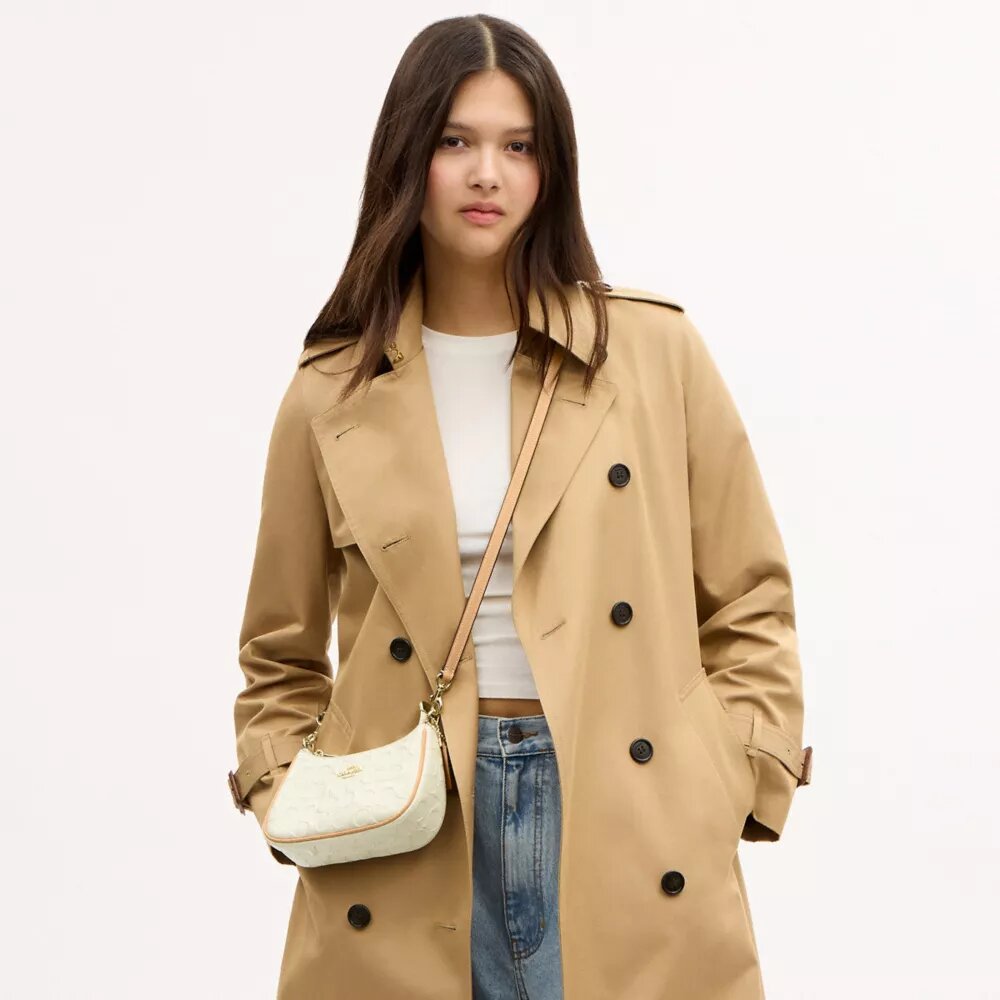 Teri Mini-crossbody-taske i signaturlæder