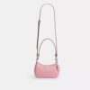 Teri Mini-crossbody-taske i signaturlæder med hjertevedhæng
