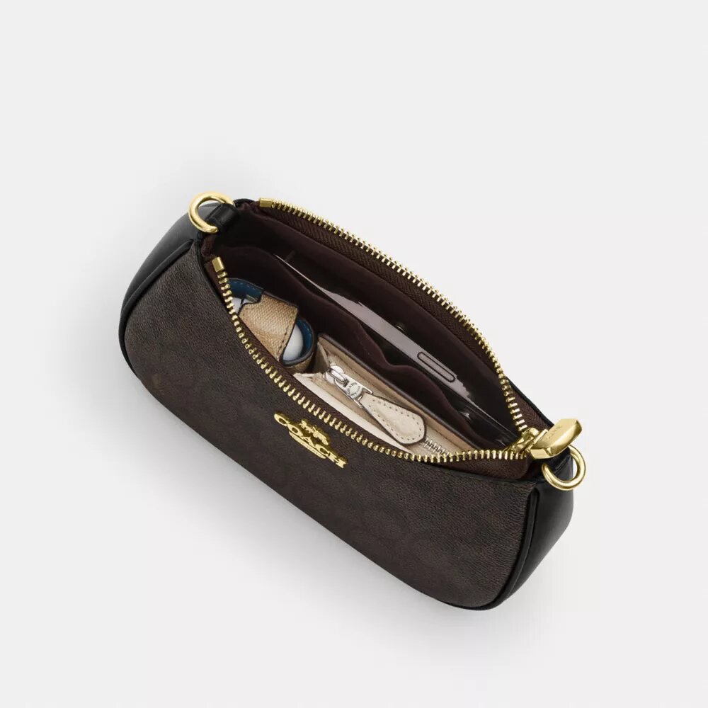 Teri Mini-crossbody-taske med blomsterapplikation
