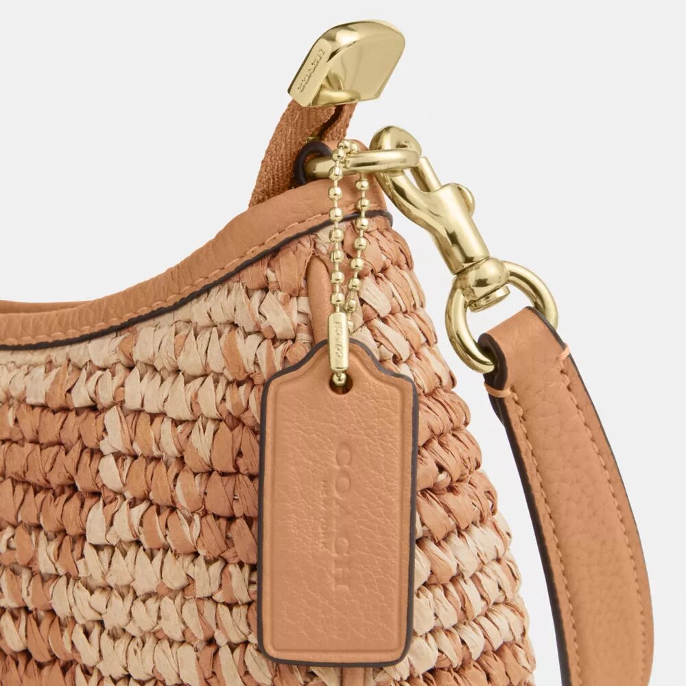 Teri Mini-crossbody-taske med gingham-mønster