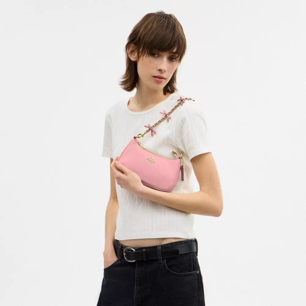 Teri Mini-crossbody-taske med sløjfer