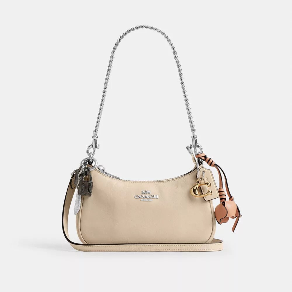 Teri Mini-crossbody-taske med vedhæng