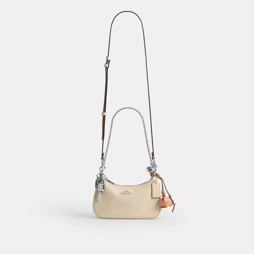 Teri Mini-crossbody-taske med vedhæng