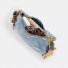 Teri skuldertaske i Loved Denim med vedhæng
