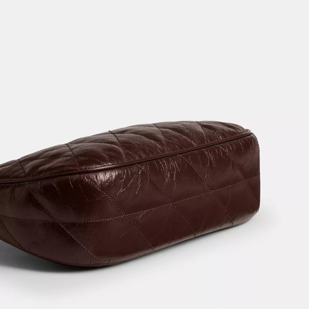 Teri skuldertaske med quiltning