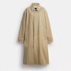 Trenchcoat af genbrugt bomuld