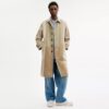 Trenchcoat af genbrugt bomuld