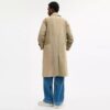 Trenchcoat af genbrugt bomuld