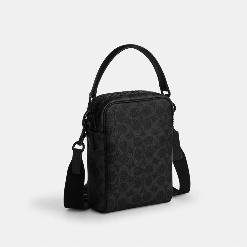 Tristan crossbody-taske 14 i Signature Canvas