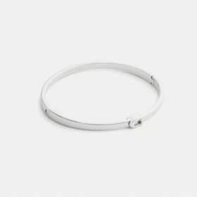 Tynd armring med hængsel i vores signaturdesign
