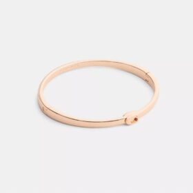 Tynd armring med hængsel i vores signaturdesign