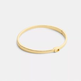 Tynd armring med hængsel i vores signaturdesign