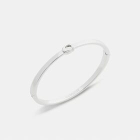 Tynd armring med hængsel i vores signaturdesign