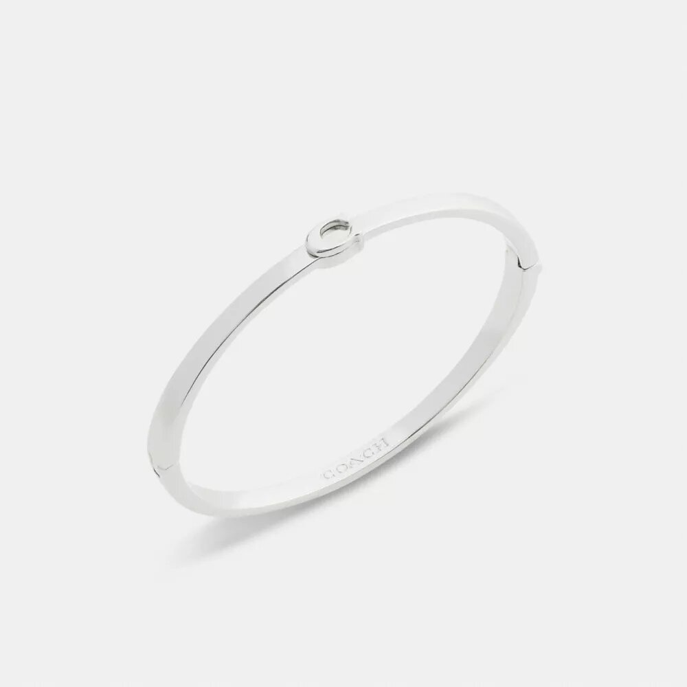 Tynd armring med hængsel i vores signaturdesign