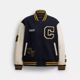 Varsity-jakke i uld