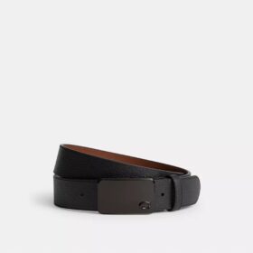 Vendbart bælte med signaturspænde, der kan tilpasses i længden, 38 mm