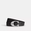 Vendbart bælte med skulptureret C-spænde, 38 mm