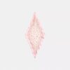 Waterfall Tea Rose-printet silke-diamantsjal