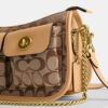 Waverly-taske med dobbelt Turnlock-lås i vores signatur-jacquard