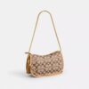 Waverly-taske med dobbelt Turnlock-lås i vores signatur-jacquard
