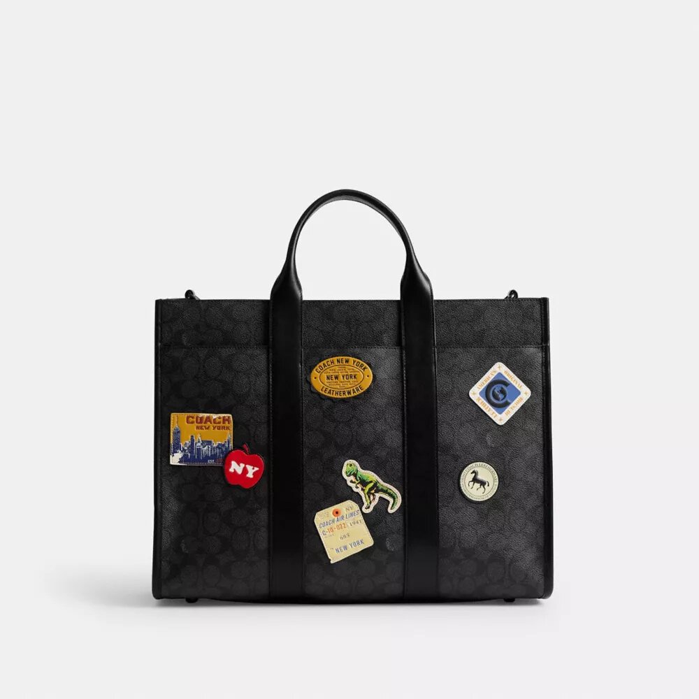 Wesley-shoppers i Signature Canvas med patches