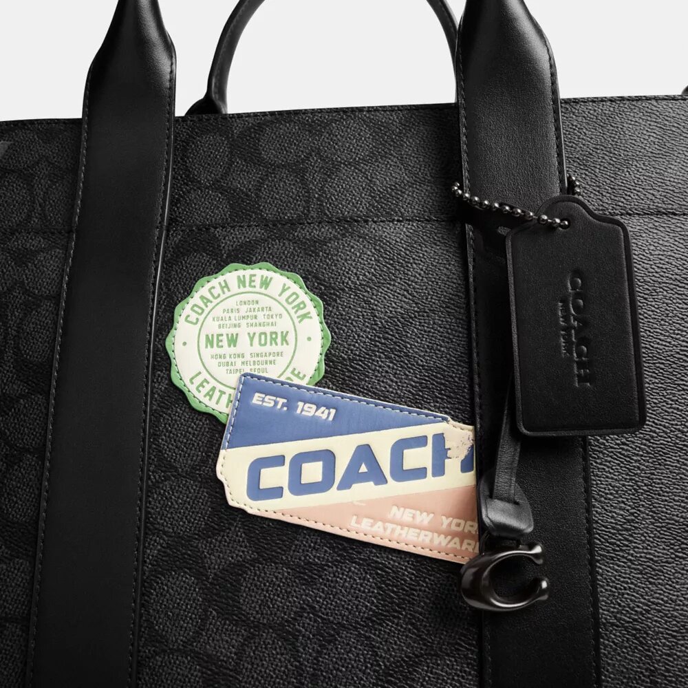 Wesley-shoppers i Signature Canvas med patches